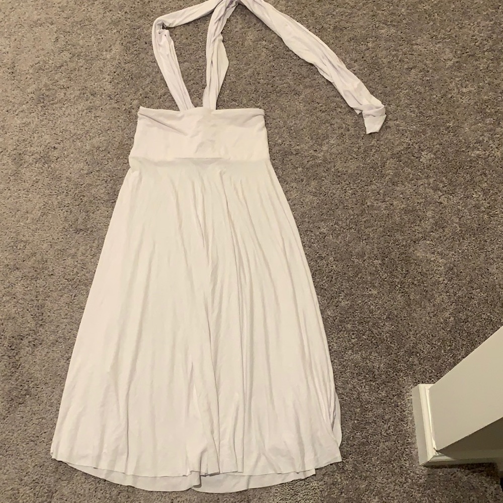 White CulturePhit Tube Dress with Ties